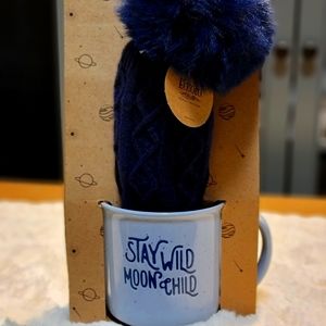 ☕️Eccolo World traveler Mug and Knitted beanie gift set.